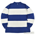 ~1990's GAP WIDE BLUE/WHITE STRIPE COTTON L/S TEE ... L
