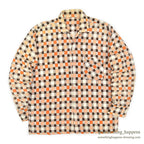 1950's~ CHECKERED ALL COTTON PRINT FLANNEL SHIRT ...