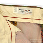 1970's MACH II BY ARROW MULTI STRIPE PATTERN FLARE PANTS... W32/L29