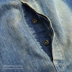 1950's HERCULES DENIM OVERALL SUN FADED ... W38/L28
