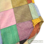 1970's SING & SMILE INDIA MADRAS CRAZY PATCHWORK SHIRT ... L