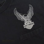 1980's~ HARLEY-DAVIDSON DEALER POCKET T-SHIRT...
