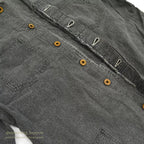1950's VOISINEL GARMENT COMPANY BLACK COVERT COVERALL ... 40