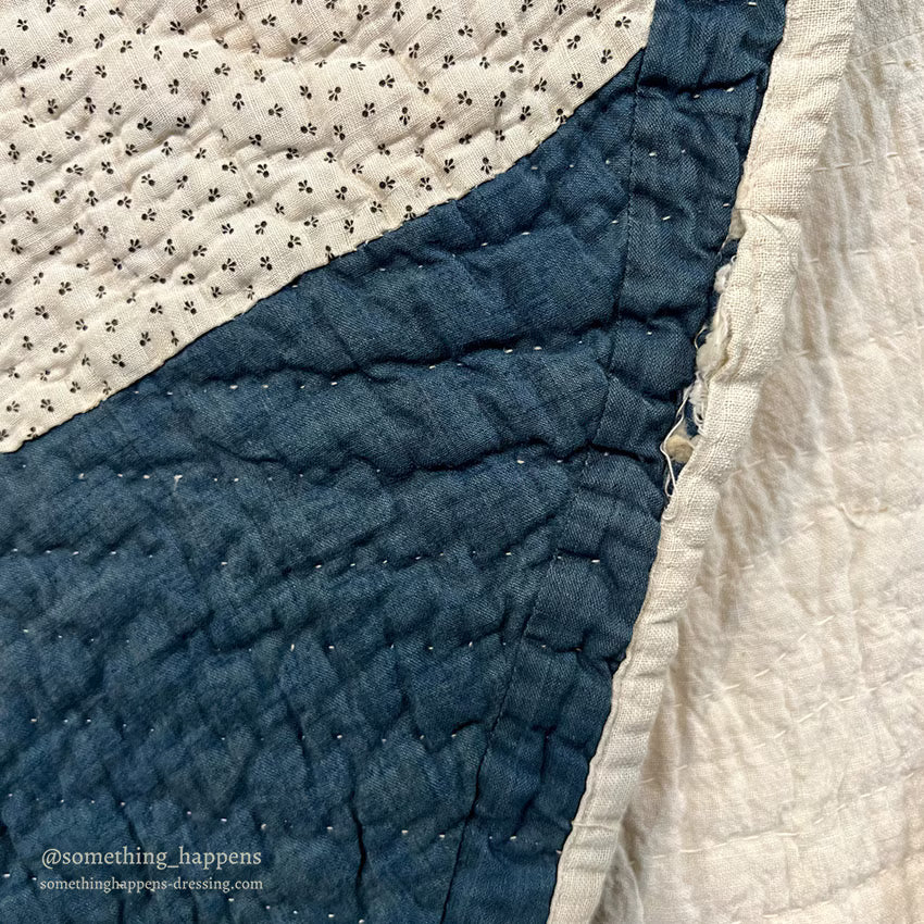 ANTIQUE PAUM TREE PATCHWORK QUILT...208cm/208cm