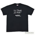 1980's ANVIL REEBOK " No Thanks I'll Walk! "ADVERTISING T-SHIRT BLACK ... XL