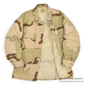 1990's USMILITARY HAND PAINT COAT, DESERT CAMO PATTERN, COMBAT... MR