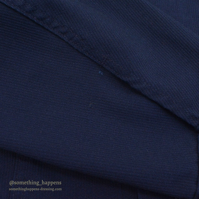 ~1970's LEVI'S 70505 BIG-E PIQUE JACKET DARK NAVY ... BIG SIZE