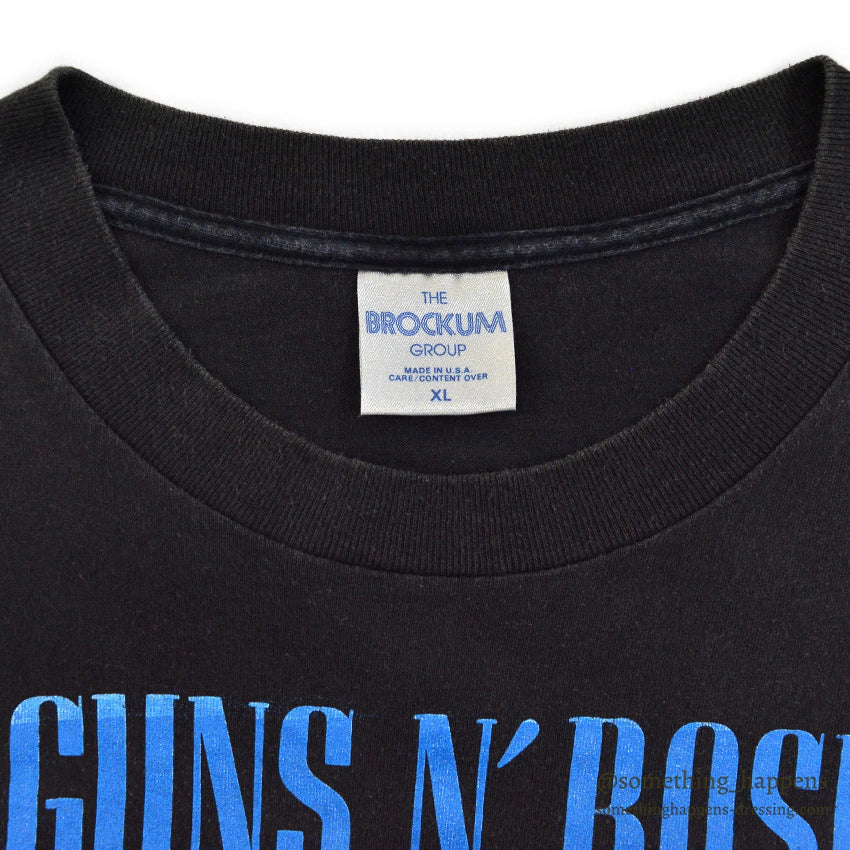 1990's BROCKUM GUNS N' ROSES USE YOUR ILLUSION TOUR 1991 T-SHIRT ... XL