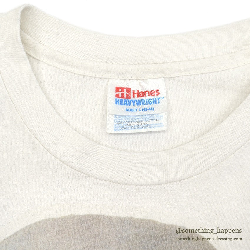 1990's HANES POODLE DOG PRINT T-SHIRT... L