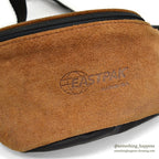 1990's EASTPAK LEATHER FANNY PACK MADE IN USA...