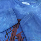 1990's CALVIN KLEIN JEANS BLUE OVERDYED SWEAT SHIRT...L