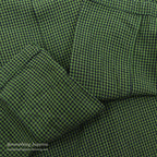 1960's ARROW GREEN/BLACK CHECKERED SHIRT...M