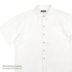 1990's COOL SPORTSWEAR WHITE COTTON S/S SHIRT ... XL