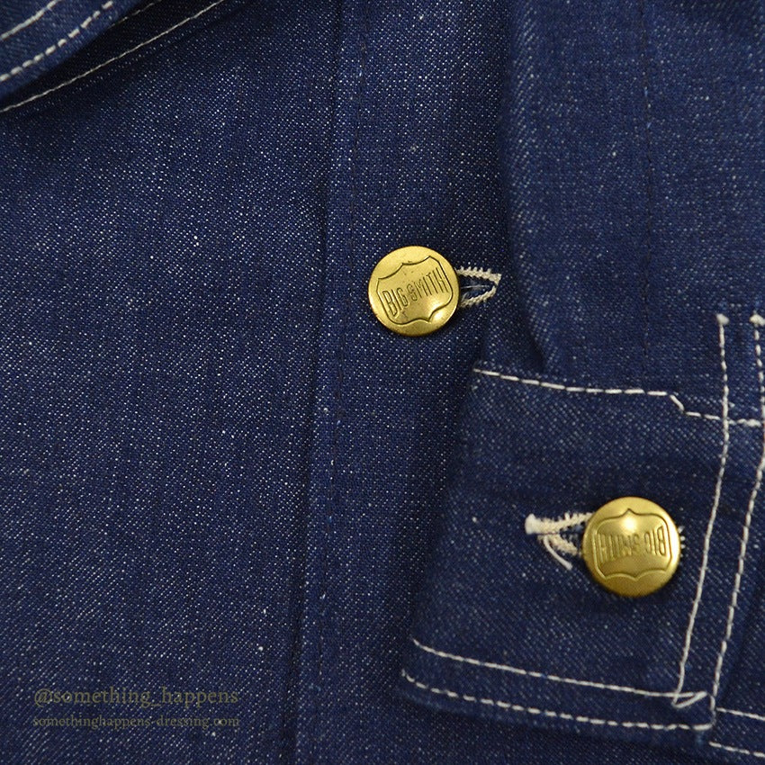 ~1970's DEADSTOCK BIG SMITH DENIM COVERALL ... 42