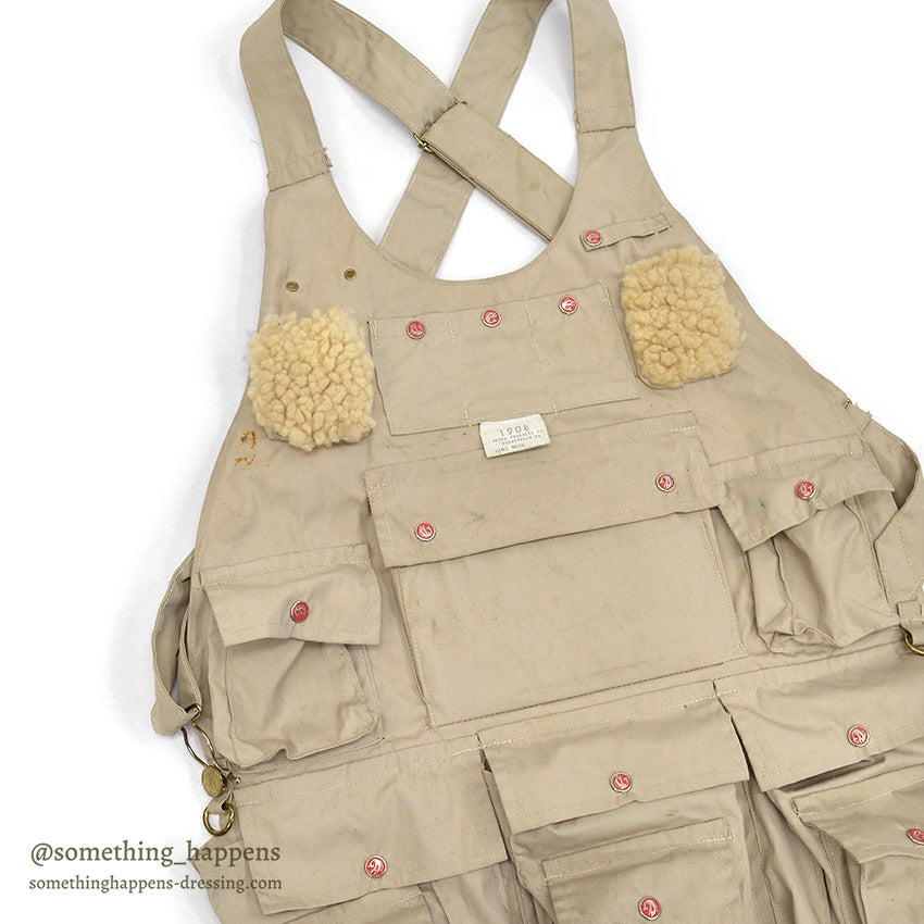~1970's IDEAL FISHING APRON VEST UNUSUAL...