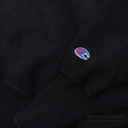 1990's CHAMPION REVERSE WEAVE SWEAT SHIRT BLACK 3 COLOR EYES LOGO ... L