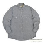 1990's LLBEAN SHEPHERD CHECK FLANNEL SHIRT...L
