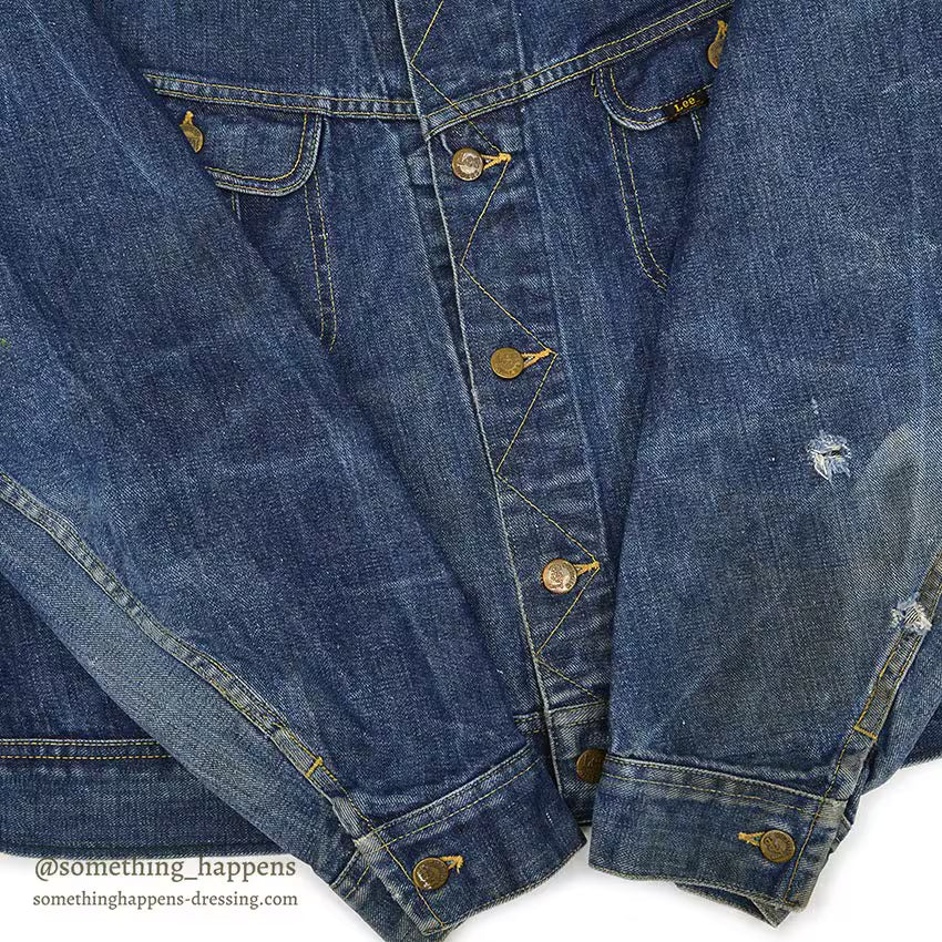 1960's Lee 101-J DENIM JACKET / BIG SIZE...50
