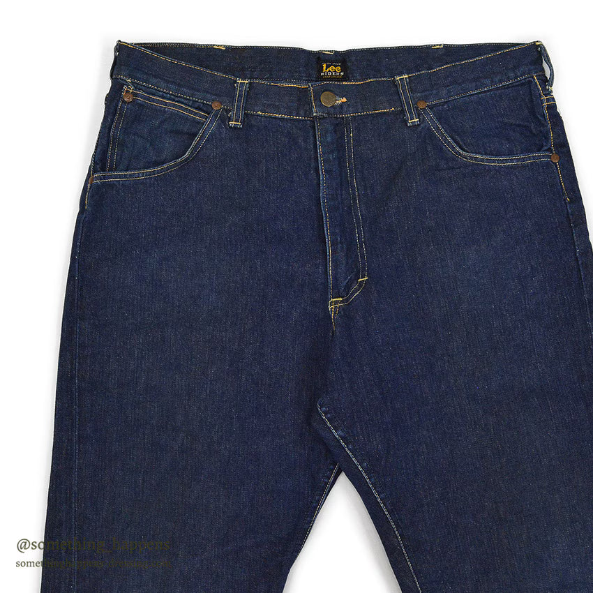 1960's Lee RIDERS 101Z DENIM PANTS DARK / CENTER BLACK TAG ... W36/L35