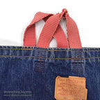 1960's~ LEVI'S BIGE DENIM TOTE BAG...