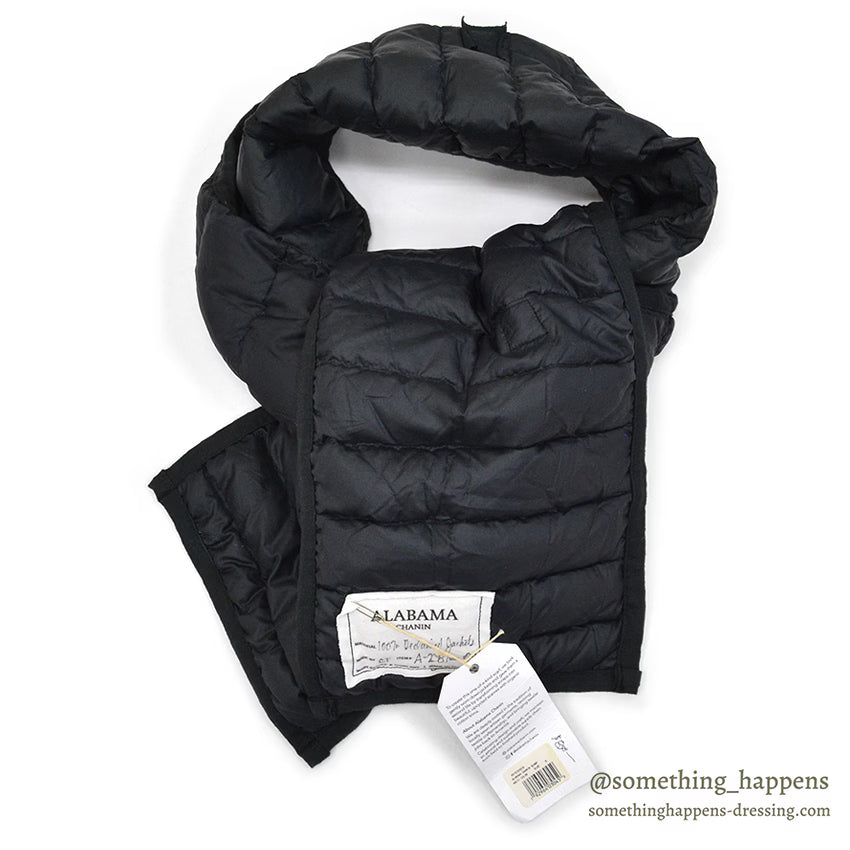 ALABAMA CHANIN PATAGONIA RECLAIMED DOWN PATCHWORK SCARF BLACK ...