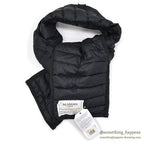 ALABAMA CHANIN PATAGONIA RECLAIMED DOWN PATCHWORK SCARF BLACK ...
