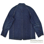 1940's PAYDAY WW2 DENIM COVERALL / DARK...
