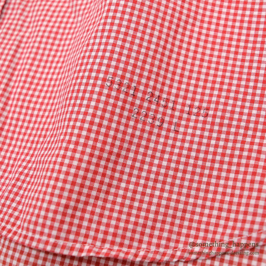 1970's LLBEAN GINGHAM CHECK B/D SHIRT...L