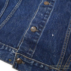 1960s LEVI'S 70505-0217 BIG-E DENIM JACKET / Transition Period ... 50
