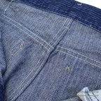 1980's Lee 203 STRIPE DENIM PANTS / TRIM FIT ... W34/L36