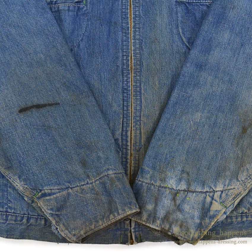 1960's OSHKOSH DENIM JACKET / COTTON FLANNEL BLANKET...