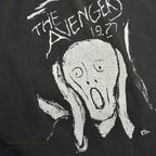 1990's~ TULTEX THE AVENGERS PUNK ART POSTER PRINT T-SHIRT ... XL