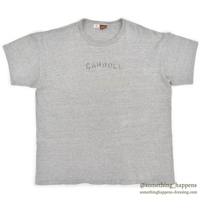 1960's RUSSELL CARROLL T-SHIRT / STENCIL...XL