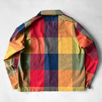 1960's~ BIG T FASHIONS BLOCK PLAID JACKET ... M