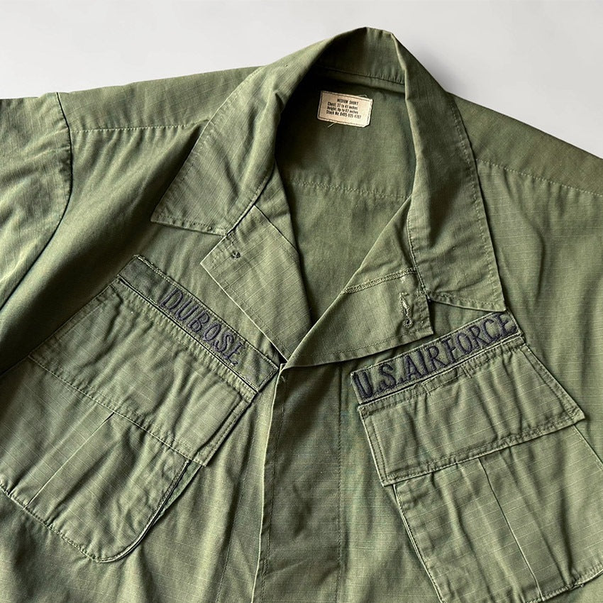 1960's USARMY JUNGLE FATIGUE JACKET / SHORT SLEEVE...MS
