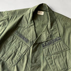 1960's USARMY JUNGLE FATIGUE JACKET / SHORT SLEEVE...MS