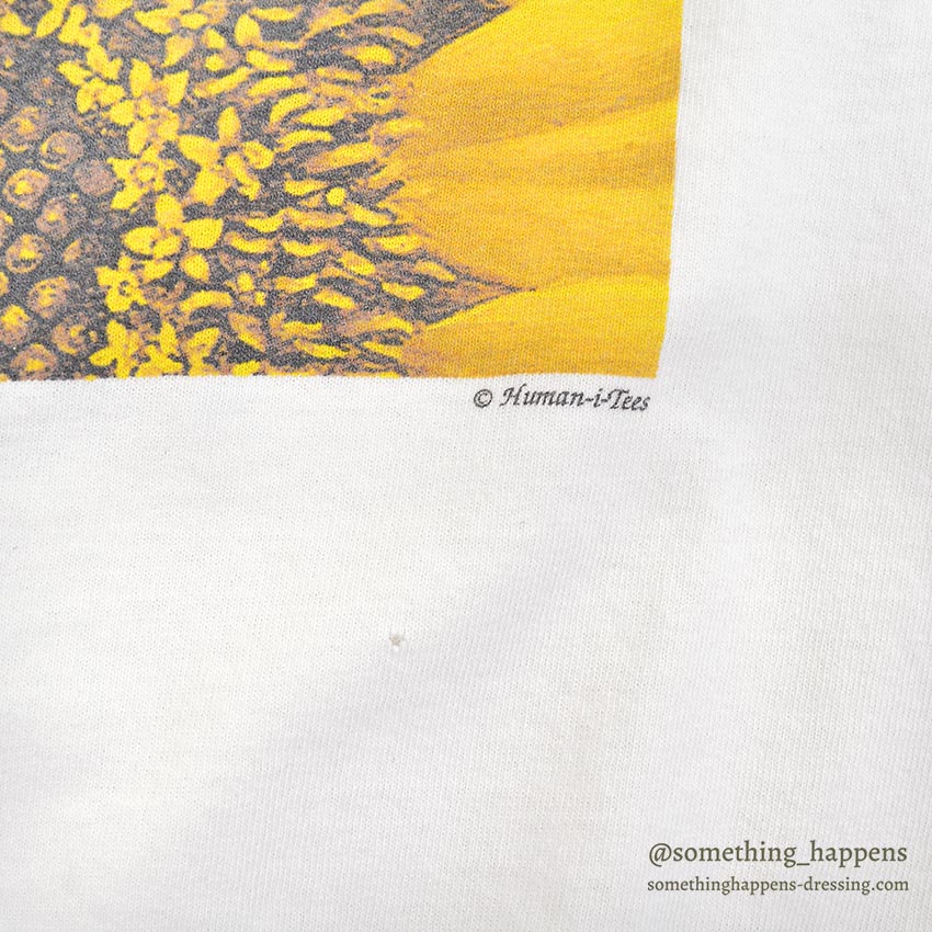 1990's anvil SUNFLOWER T-SHIRT...XL