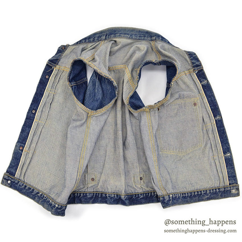 1930's~ LEVI'S 506XX TYPE1 DENIM JACKET, CHOPPED VEST / 1937 MODEL ...