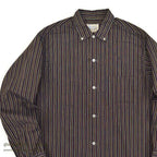 1960's TOWNCRAFT MULTI STRIPE B/D SHIRT...M