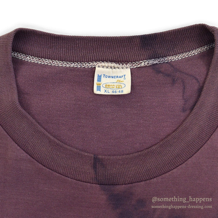 1960's~ TOWNCRAFT TIE DYE POCKET T-SHIRT ... XL