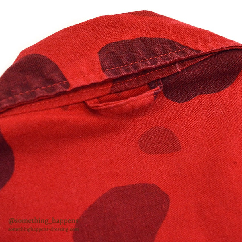 1960's~ VIST-O-FLAGE RED DUCK HUNTER CAMO JACKET...