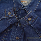 1970's Levi's 70505-0217 DENIM JACKET / INDIGO... Fits like 46