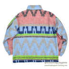 1980's MOLINA INDIAN DRAWIN GEOMETRIC ACRYLIC JACKET...L