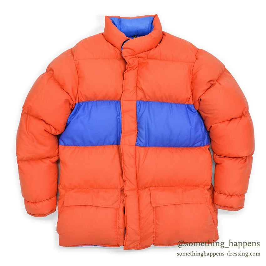 1970's MARMOT MOUNTAIN WORKS DOWN JACKET / TWO-TONE... M