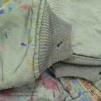 1960's USAF MA-1 FLIGHT JACKET / PAINT SPLATTER...L
