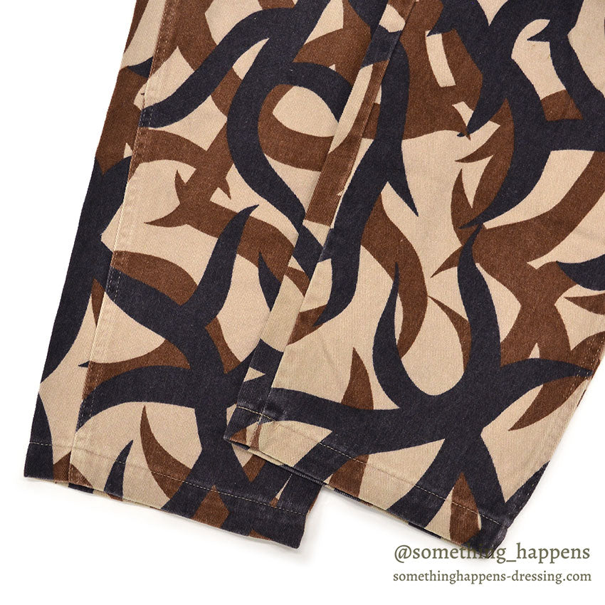 1990's BRIGADE QUARTERMASTERS ASAT CAMO PANTS / THICK COTTON... LR