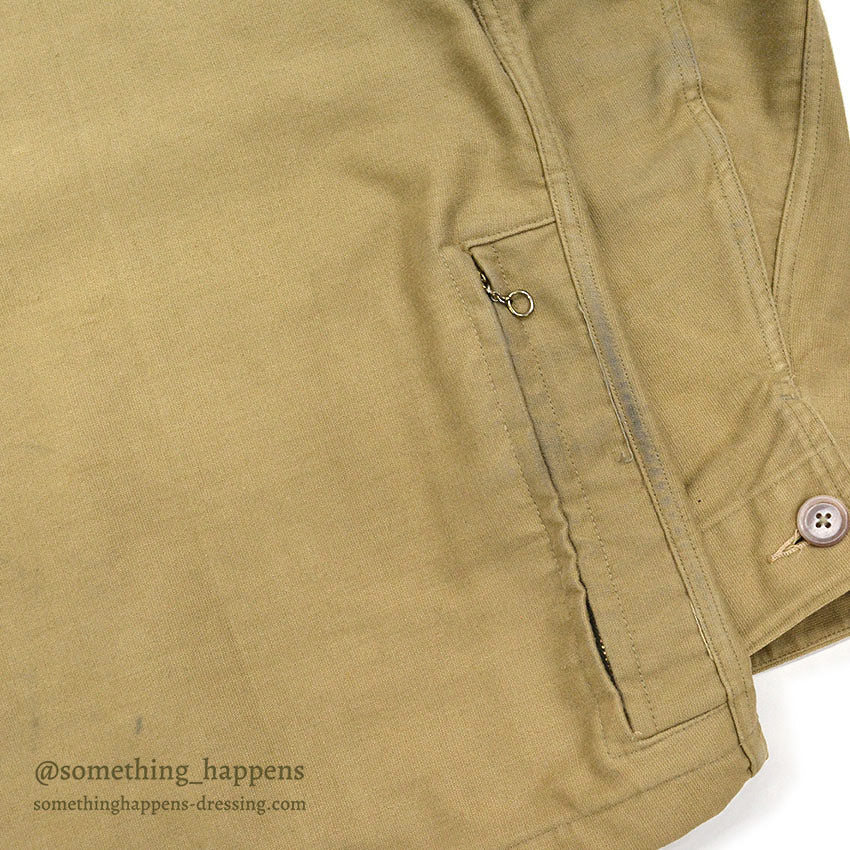1960's L.L.BEAN JUNGLE CLOTH WARDEN JACKET / ALMOST DEADSTOCK ... 42