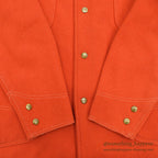 1970's GALLAGHERS ORANGE WOOL COVERALL...XL