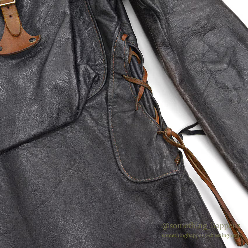 1960's~ EAST WEST MUSICAL INSTRUMENTS CO. LEATHER JACKET '' BACK PACK'' ...