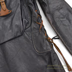 1960's~ EAST WEST MUSICAL INSTRUMENTS CO. LEATHER JACKET '' BACK PACK'' ...